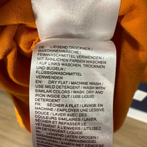 Ulla Popken Orange V-Neck Swing A-line Hem Jersey Knit Tee Tunic | Size 28/30 - Picture 9 of 9